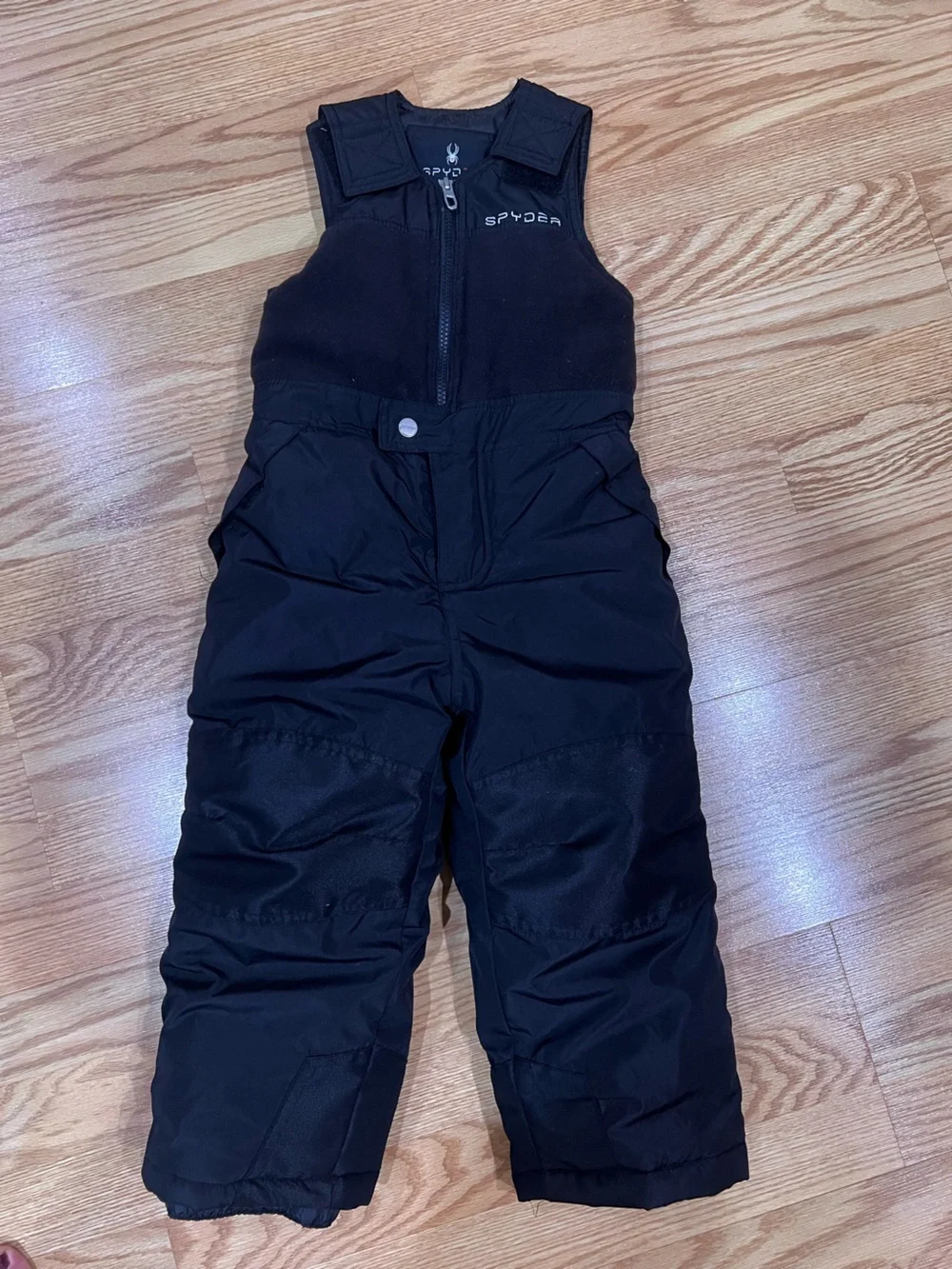 Spyder Toddler Boys Black Insulated Snow Bib